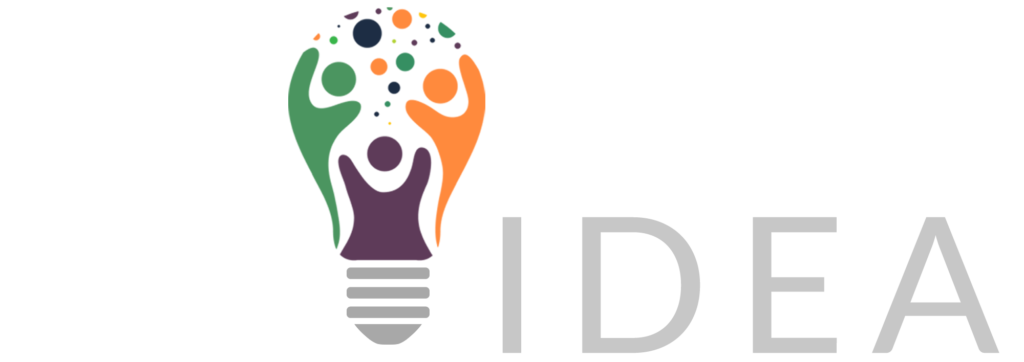 Project Idea Logo in White Text