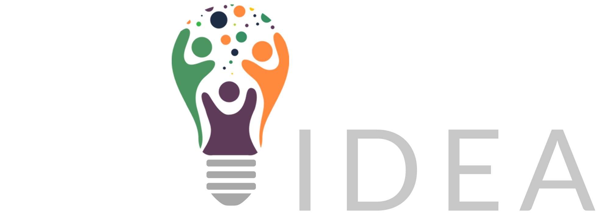 Project Idea Logo in White Text